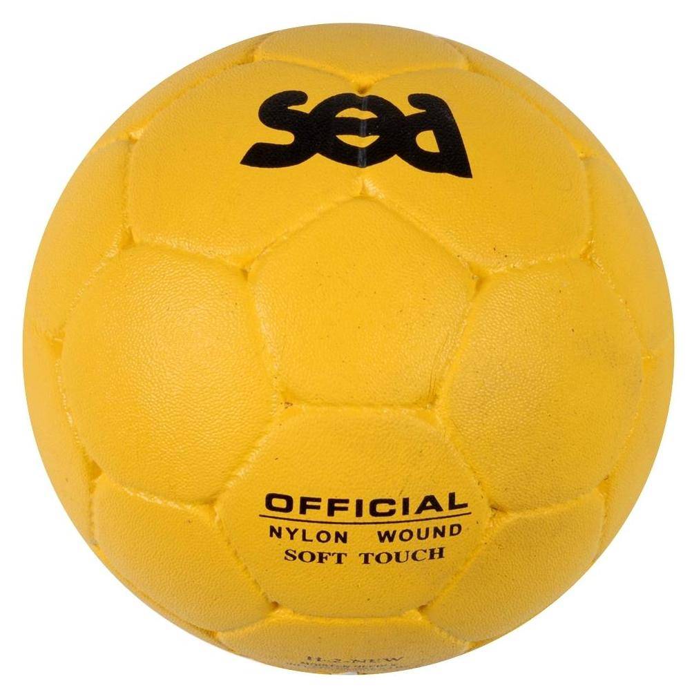 Ballon Handball SCOL'HAND En PVC - Taille 00 (13,5 Cm) - Coloris Jaune - Pour Enfants, École - Poids 200 G