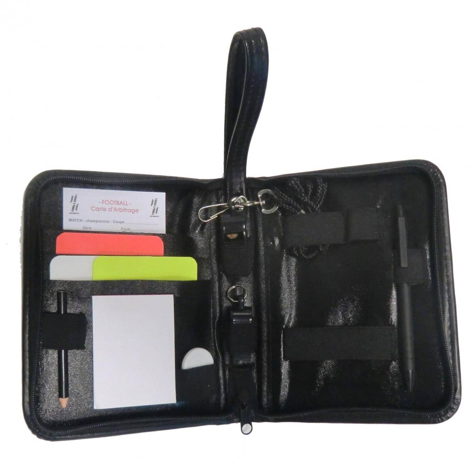 Kit 3 Cartes Arbitre – Rouge, Jaune, Bleue – PVC, 8x11cm, Multi-Sports
